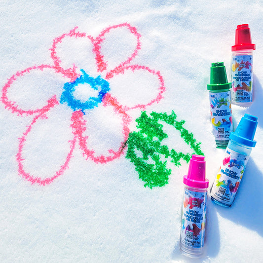 Snow Coloring Markers 4 Pack Assorted Colors