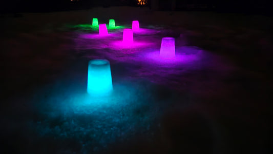 LED Snow Candle Kit with Mold | DIY Outdoor Winter Snow Activity for Kids