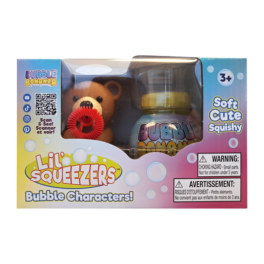 Lil'Squeezer Bubble Blower Brown Bear