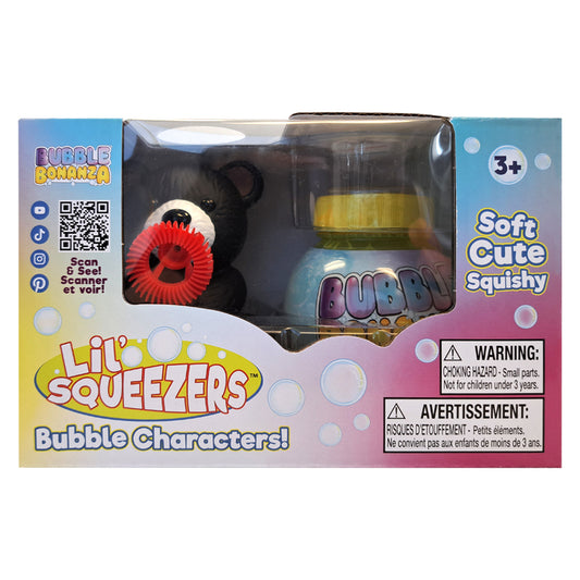 Lil'Squeezer Bubble Blower Black Bear