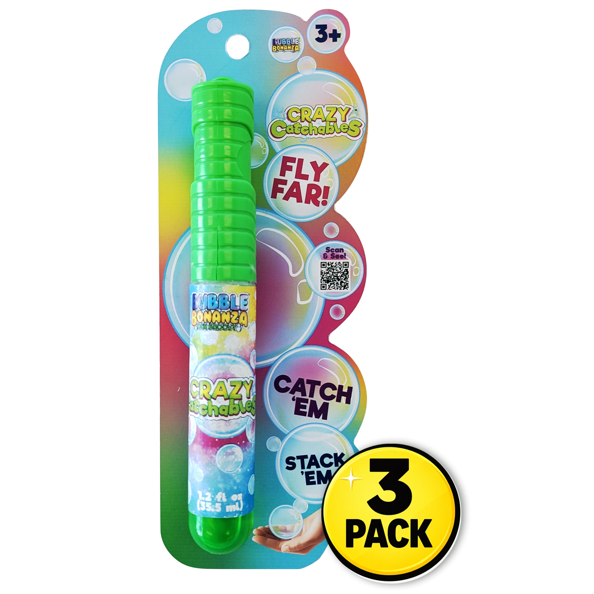 Crazy Catchables Touchable and Stacking Bubbles 3-Pack – Wishbone Toys
