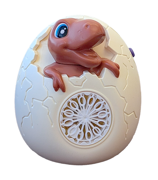 Dinosaur Egg Bubble Blower | LED No Spill Bubble Machine