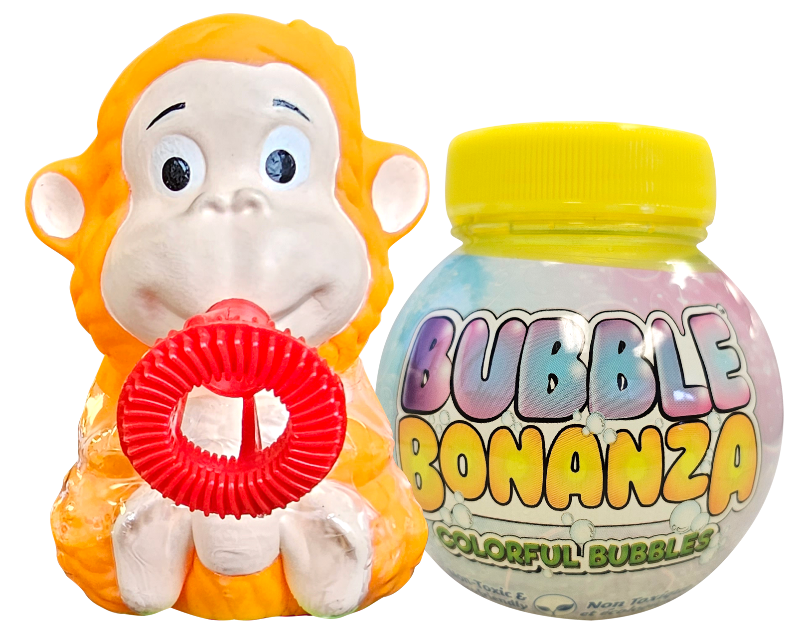Squeeze Bubble Toy for Kids | Lil'Squeezer Bubble Blower Monkey Squeeze Bubble Toy for Kids | Lil'Squeezer Bubble Blower Monkey