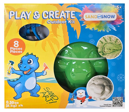 Kit d'extérieur pour sable et neige - 8 pièces