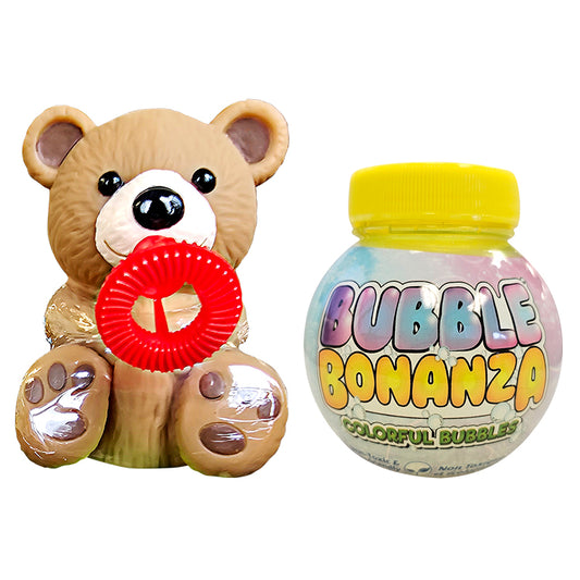 Lil'Squeezer Bubble Blower Brown Bear