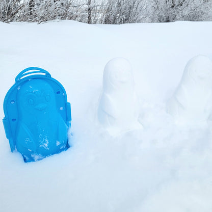 Large Snow Penguin Mold | 10" Winter Snow Toy for Kids
