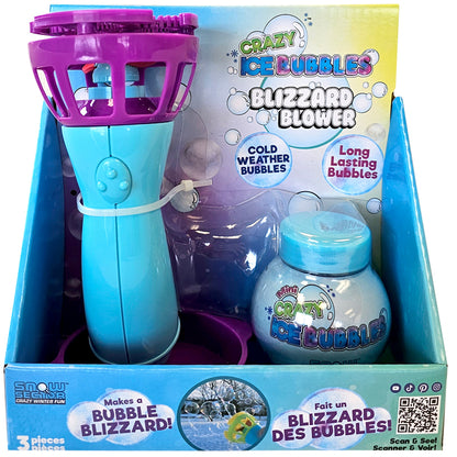 Souffleur de bulles de glace Crazy Ice Bubbles et solution de 3,5 onces