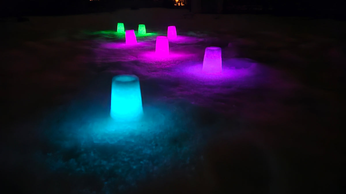 LED Snow Candle Kit with Mold | DIY Outdoor Winter Snow Activity for Kids