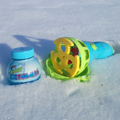Souffleur de bulles de glace Crazy Ice Bubbles et solution de 3,5 onces