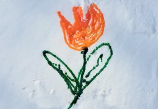 Colorie la neige 5 mini marqueurs et 10 paquets de couleurs