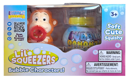 Squeeze Bubble Toy for Kids | Lil'Squeezer Bubble Blower Monkey
