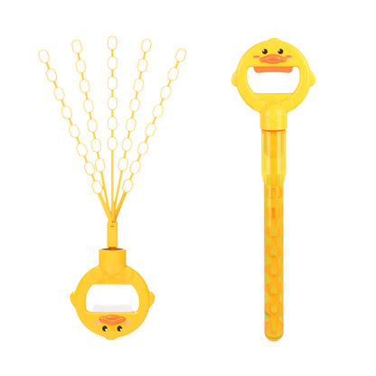 Duck 5 Wands Bubble Stick 2 Pack | Multi Wand Bubble Maker for Kids