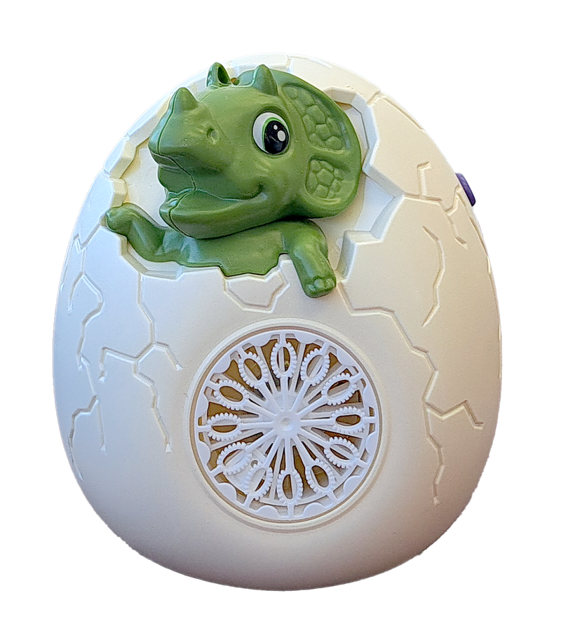 Dinosaur Egg Bubble Blower | LED No Spill Bubble Machine