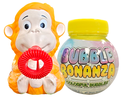 Squeeze Bubble Toy for Kids | Lil'Squeezer Bubble Blower Monkey