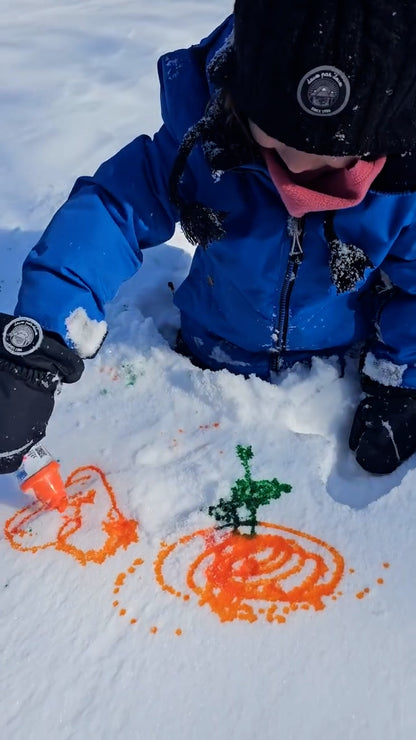 Colorie la neige 5 mini marqueurs et 10 paquets de couleurs