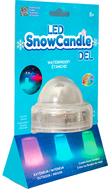 Lot de 3 bougies LED pour la neige