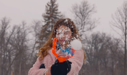 Lance-pierre à neige