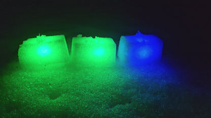 Lot de 3 bougies LED pour la neige