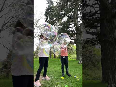 Bubble Blower Toy for Kids | Crazy Yoobbles Bubble-in-Bubble